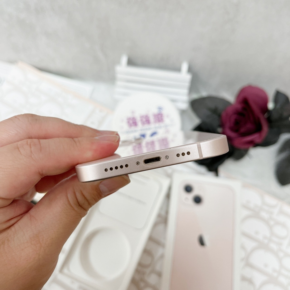 佳里-二手 iPhone13 256G 粉色 #87231（店家保固365天）