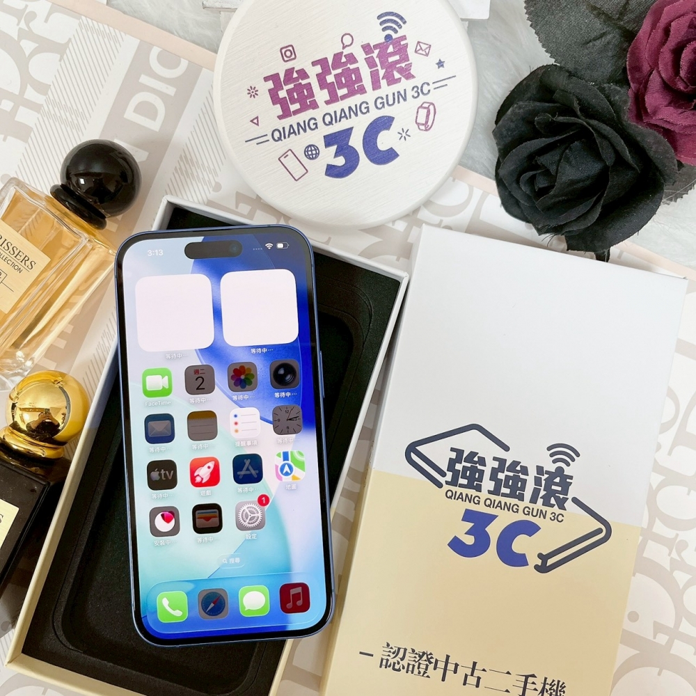 佳里-二手 iPhone16 128g 藍 #78860 (店家保固365天)