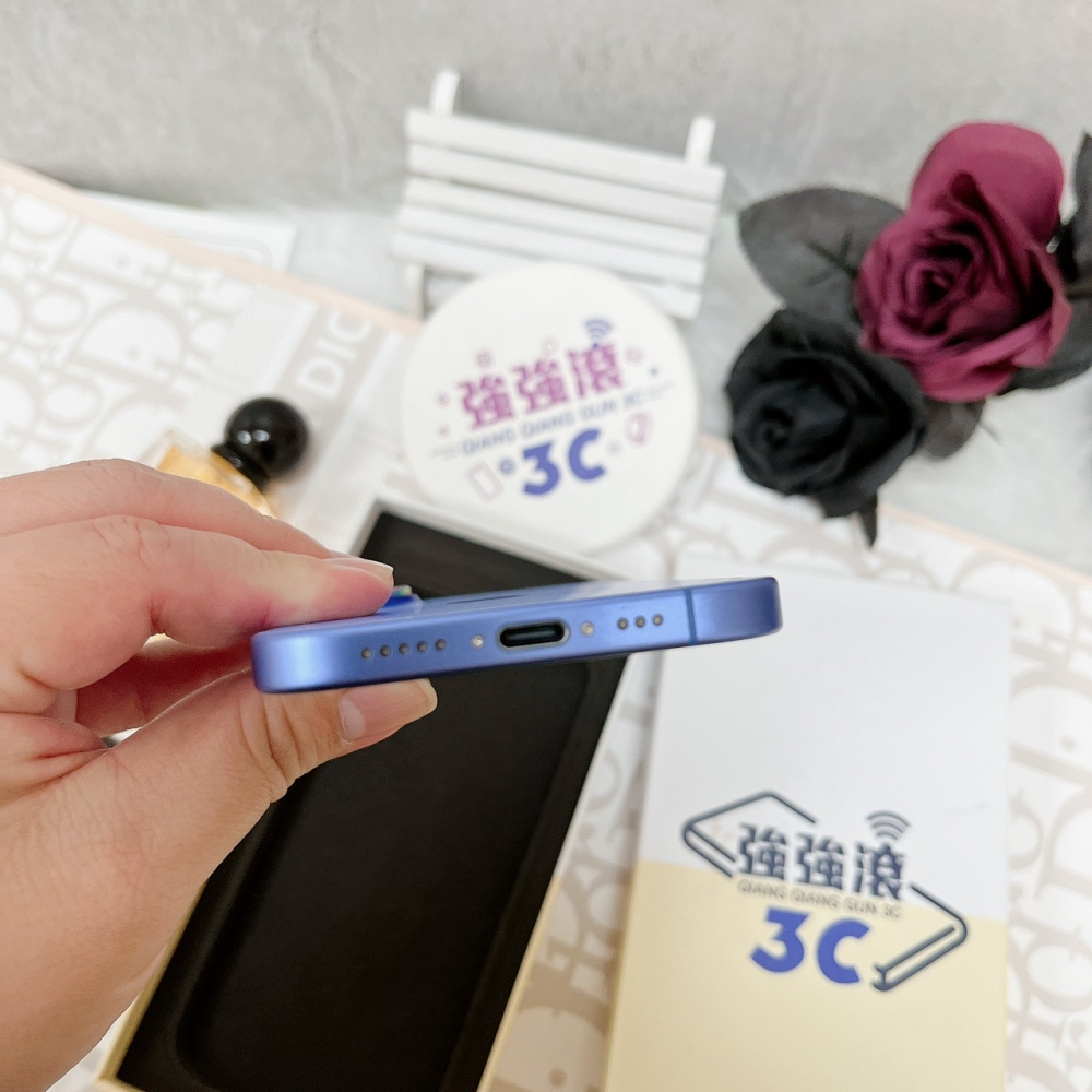 佳里-二手 iPhone16 128g 藍 #78860 (店家保固365天)