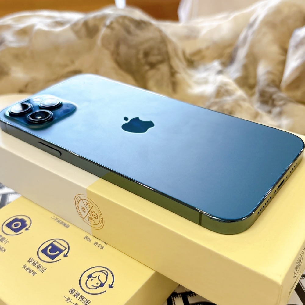 二手 iPhone 12 Pro Max 128G 藍 *15874(店保90天)