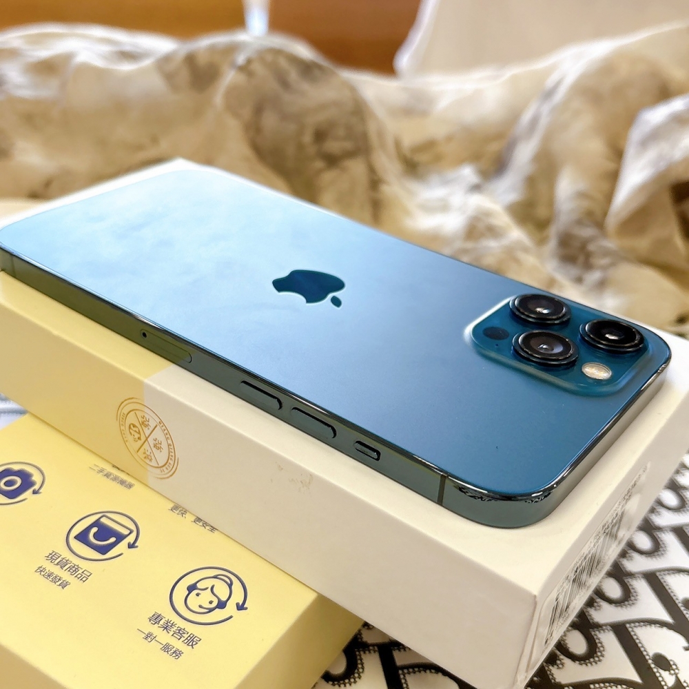 二手 iPhone 12 Pro Max 128G 藍 *15874(店保90天)