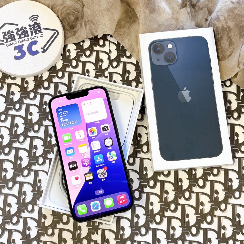 二手 iPhone 13 128G 黑色*59218 (店家保固365天)
