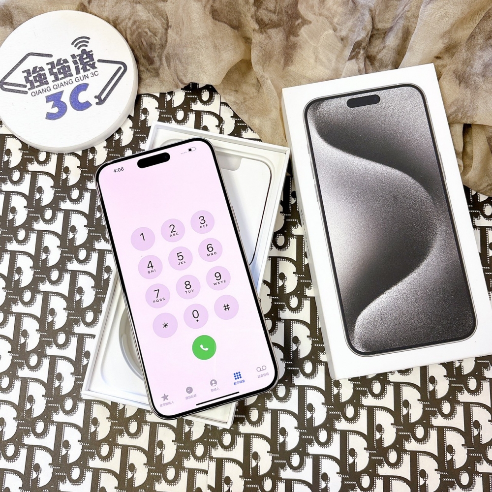 二手 iPhone15 Pro Max 256G 白色#14827（店保365天）