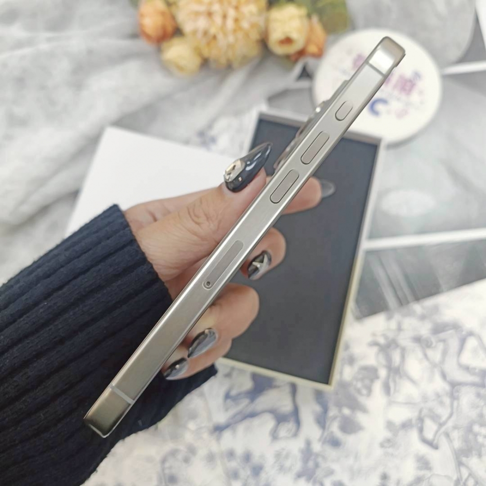 歸仁-二手iPhone15pro 128G 原鈦色＃53849（店家保固365天）