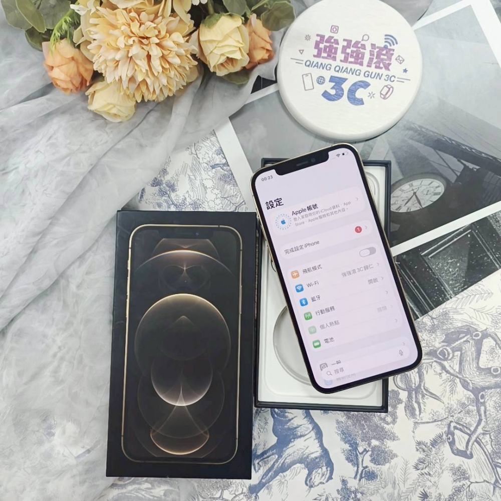 歸仁-二手iPhone12pro 256G 金色#20624(店家保固90天)