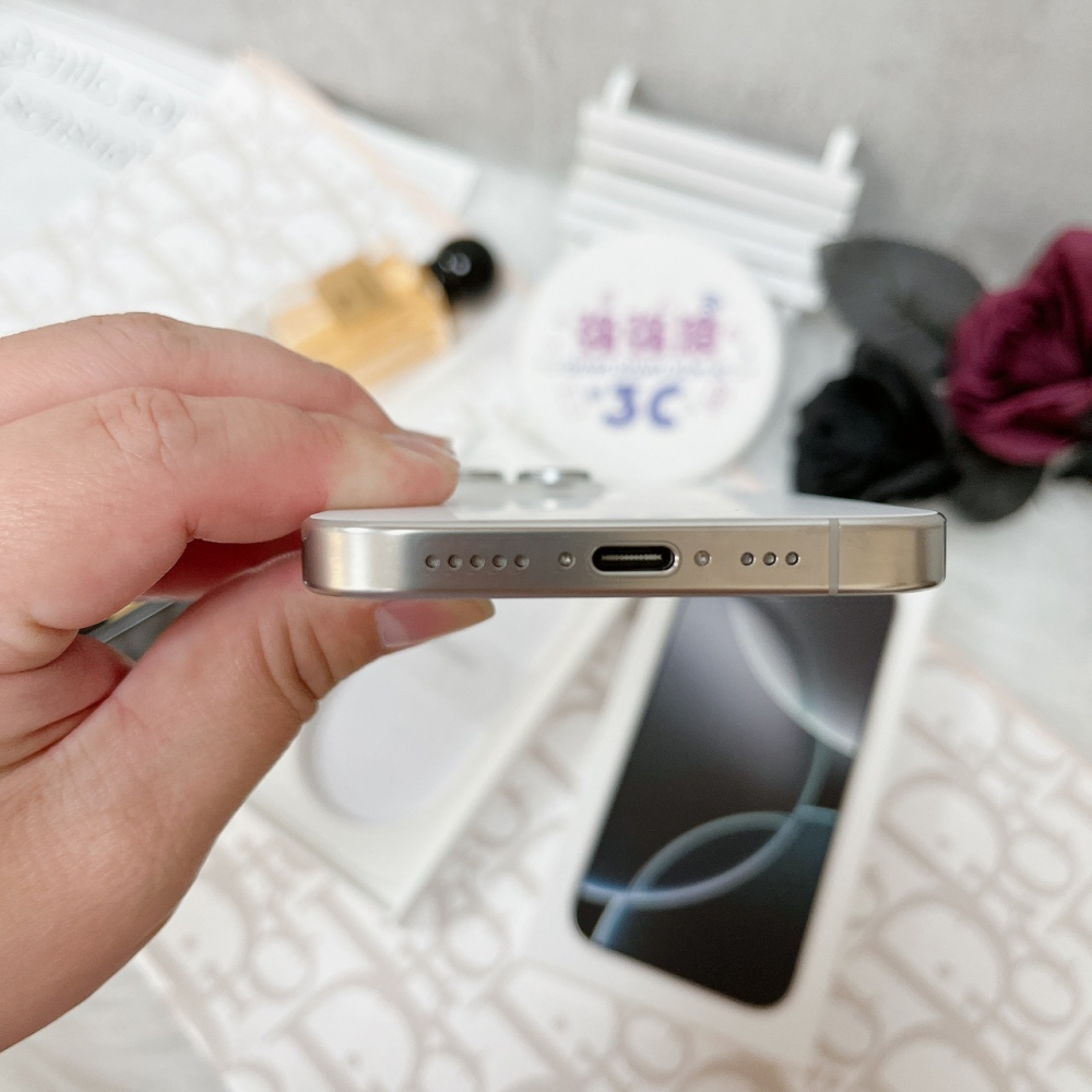 佳里-二手 iPhone16 PRO 128G 白色 #71608（店家保固365天）