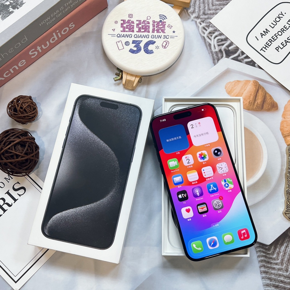 二手 iPhone15 Pro Max 256G 黑色#61034(店保365天)