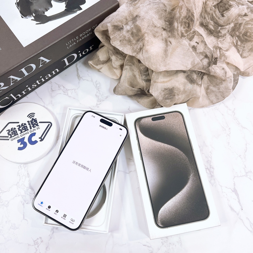 二手 iPhone15 Pro Max 256G 原色#13440(店保365天)