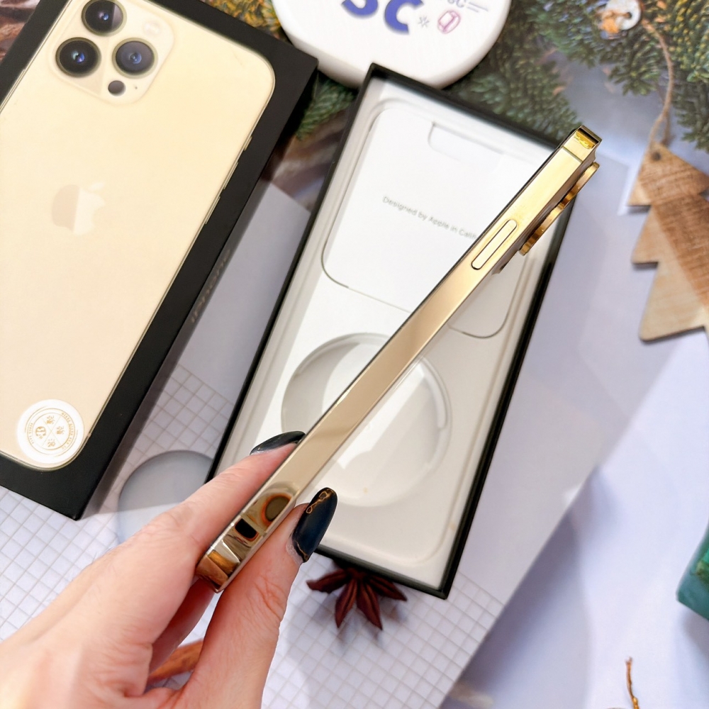 善化-二手iPhone13 ProMax 256G 金色 #62994(店保90天)