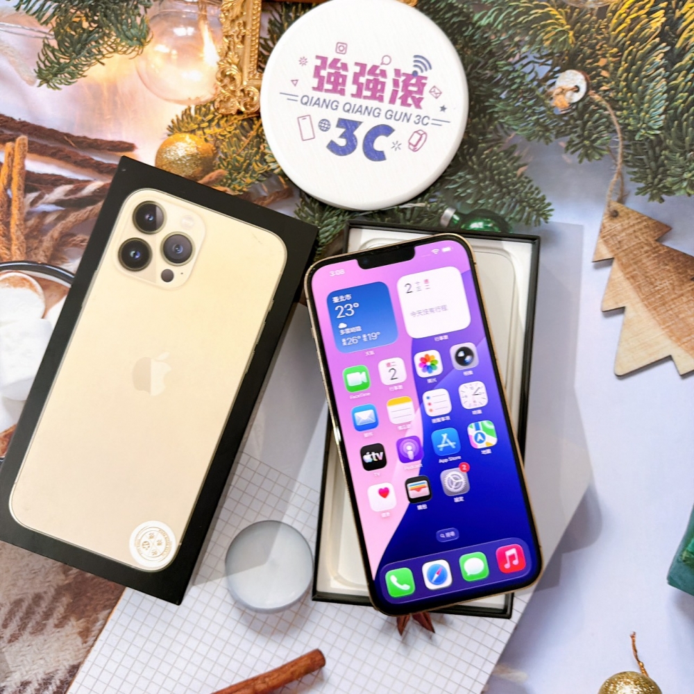 善化-二手iPhone13 ProMax 256G 金色 #62994(店保90天)