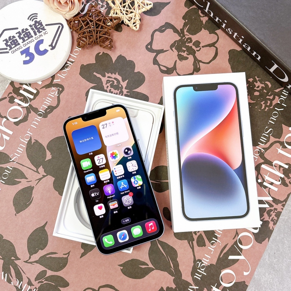 二手-iPhone14 256G 藍色*97459(店家保固365天)