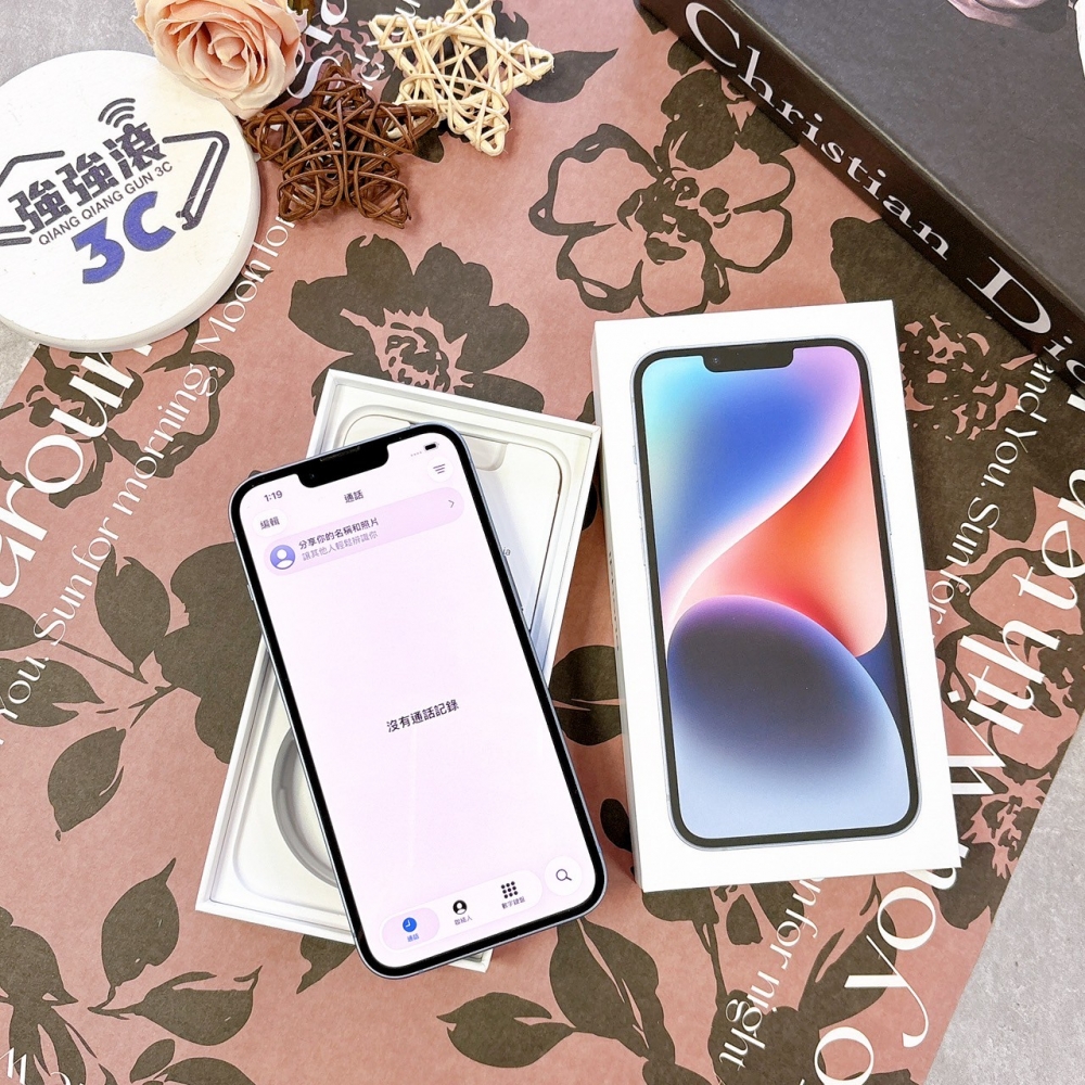 二手-iPhone14 256G 藍色*97459(店家保固365天)