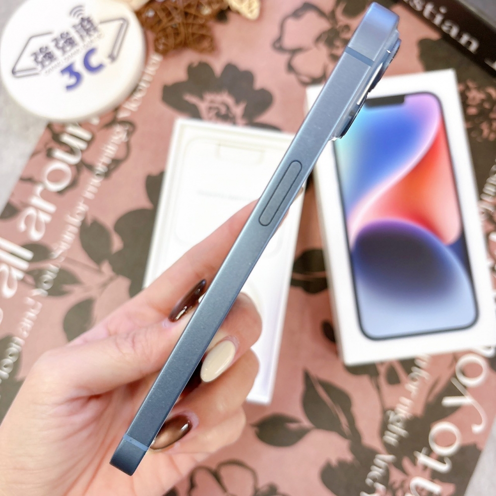 二手-iPhone14 256G 藍色*97459(店家保固365天)