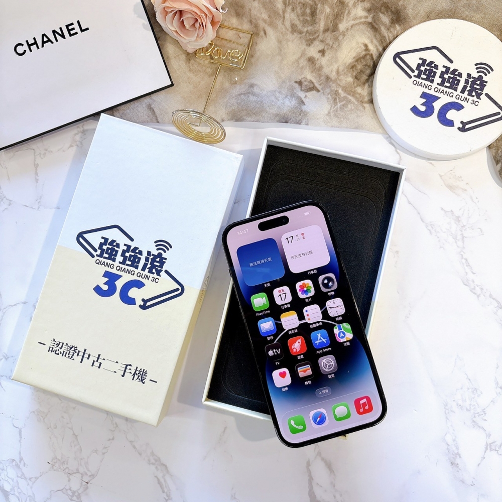 二手-iPhone14Pro 128G 黑色*24671(店家保固365天)