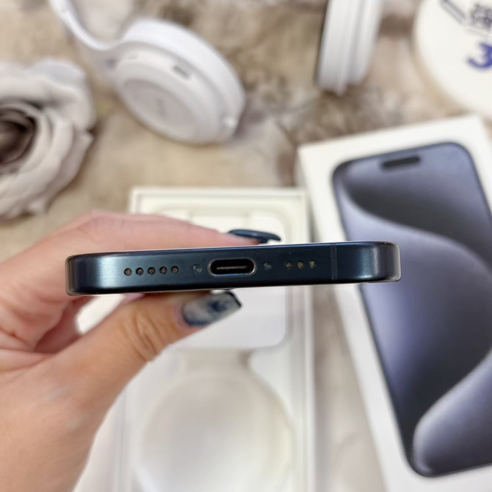 二手-iPhone15Pro 512G 藍色*35898(店家保固365天)