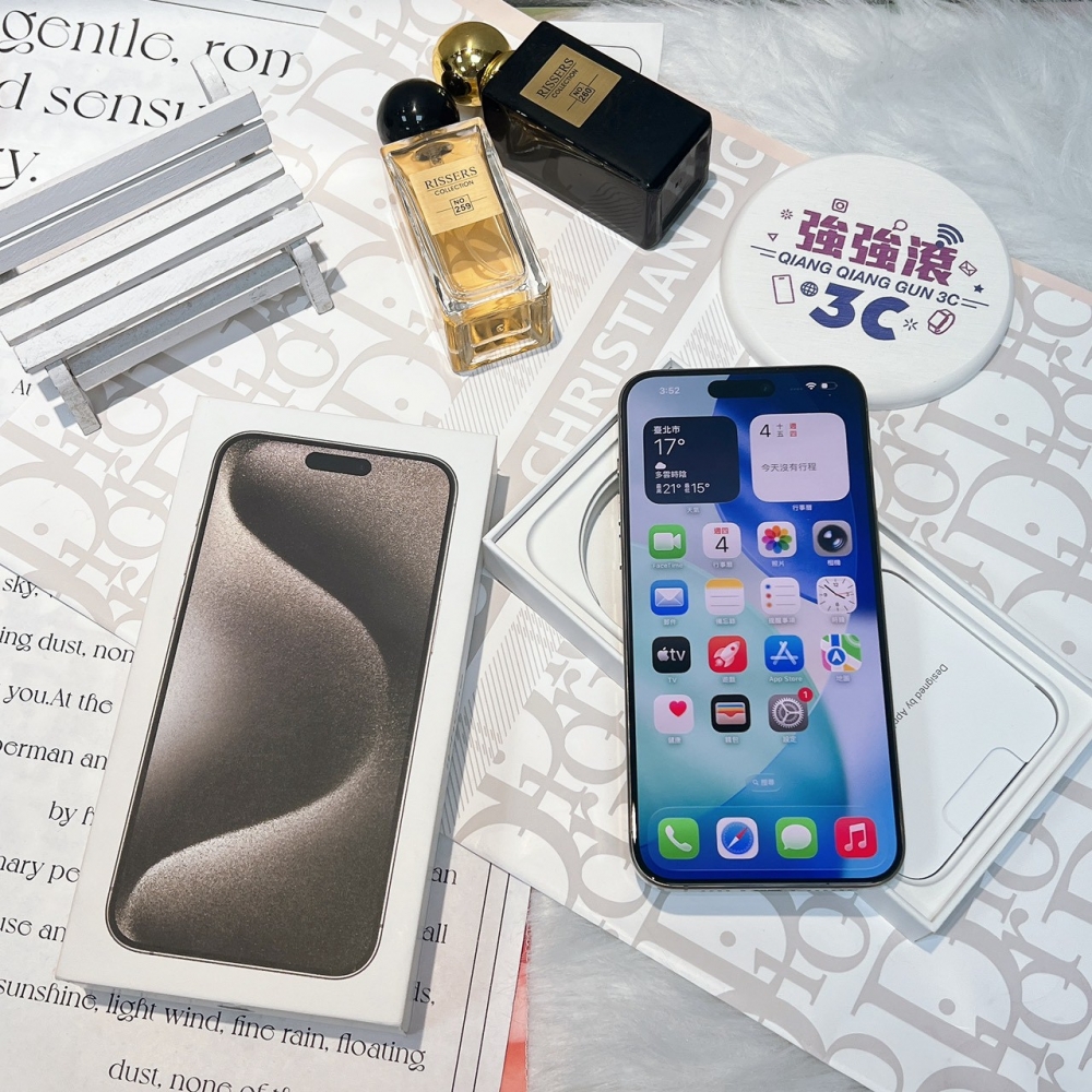 佳里-二手 iPhone15 PRO MAX 256G 原色 #48211(店家保固365天)