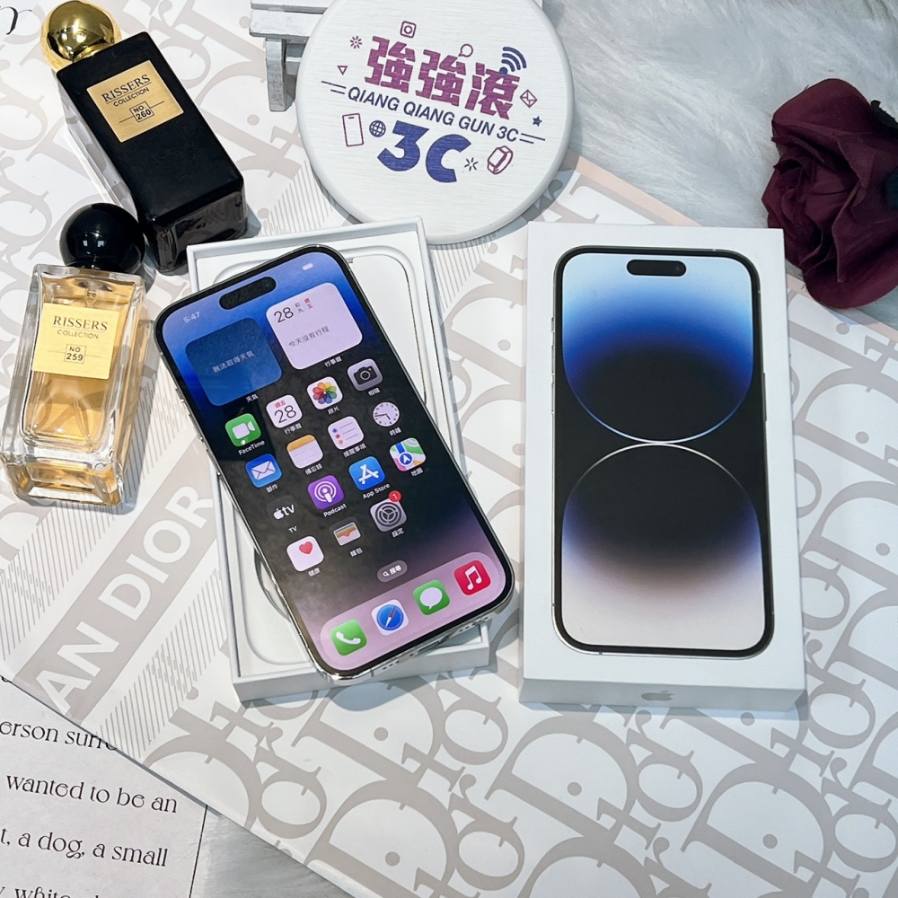 二手-iPhone14Pro 256G 銀色*05524(店家保固365天)