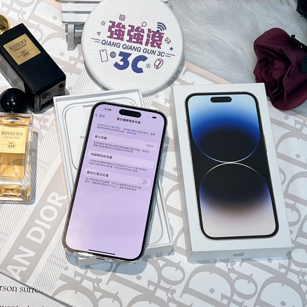 二手-iPhone14Pro 256G 銀色*05524(店家保固365天)