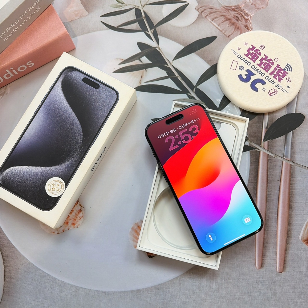 二手-iPhone15Pro 256G 藍色*16073（店家保固365天）