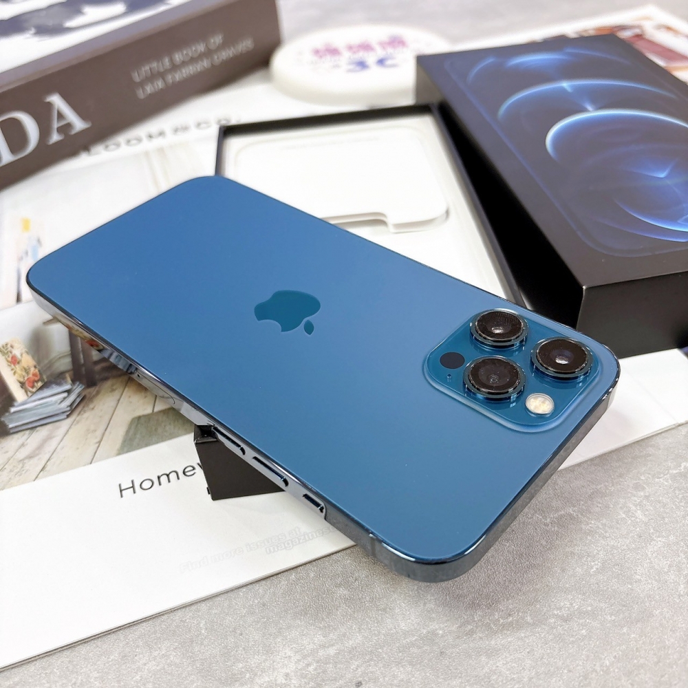 二手 iPhone 12 Pro Max 128G 藍 *78358（店保90天）