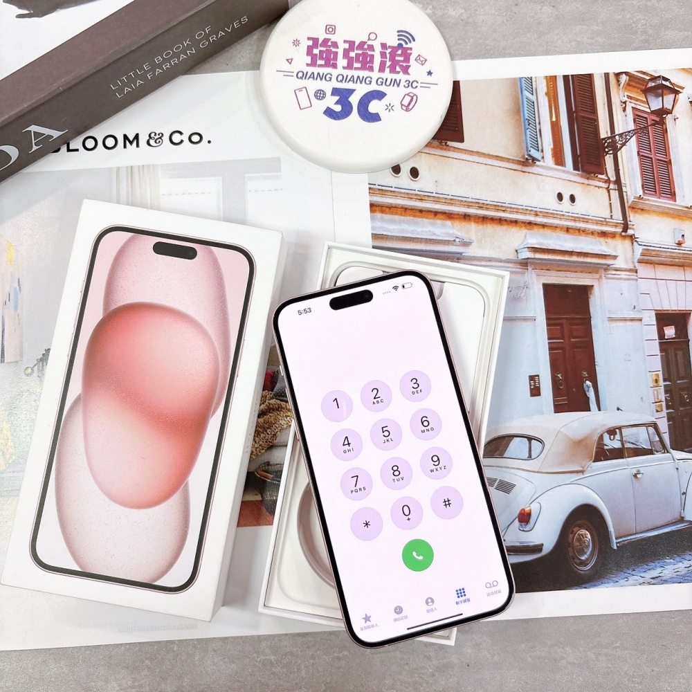 二手 iPhone 15Plus 512G 粉色 *79432（店保365天）