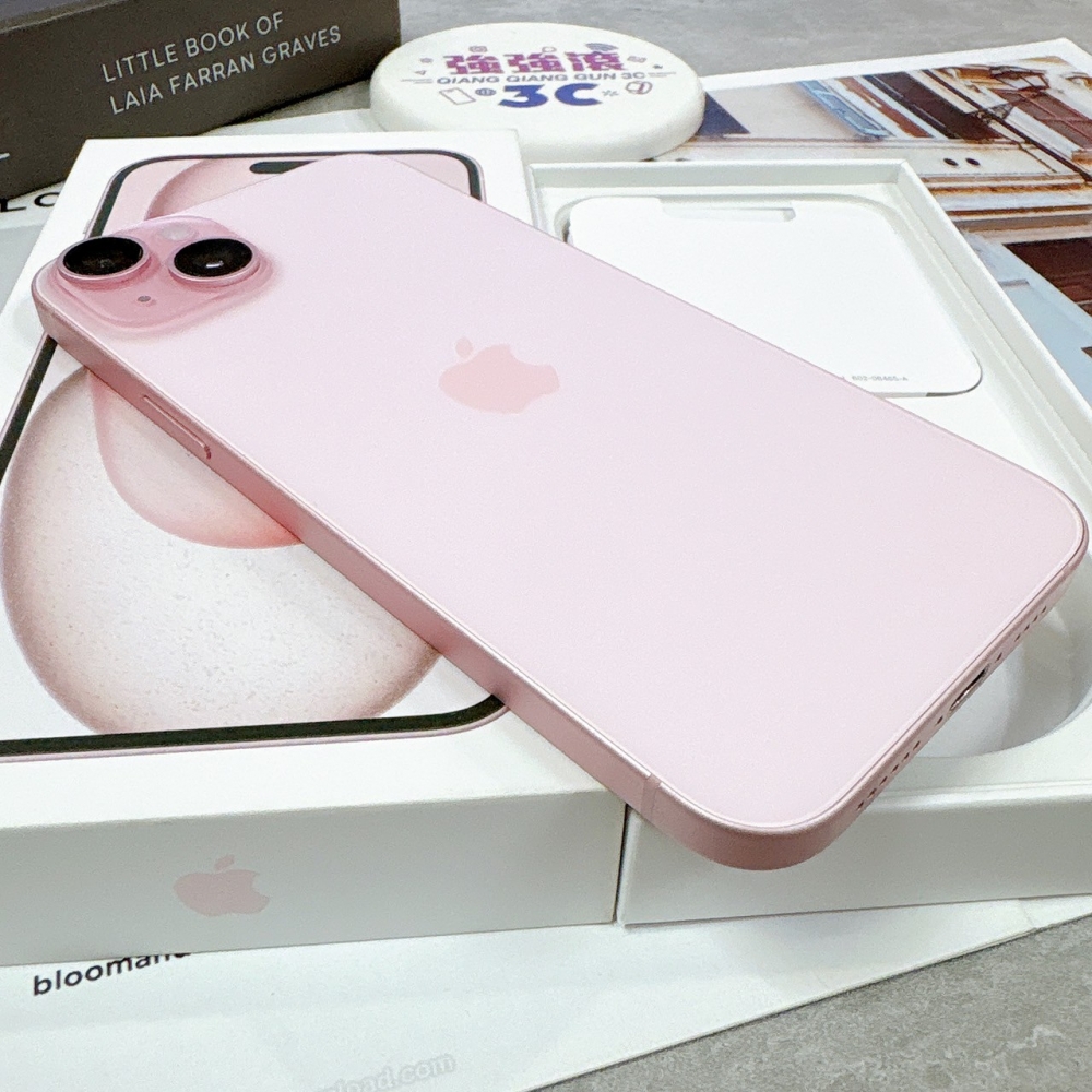 二手 iPhone 15Plus 512G 粉色 *79432（店保365天）