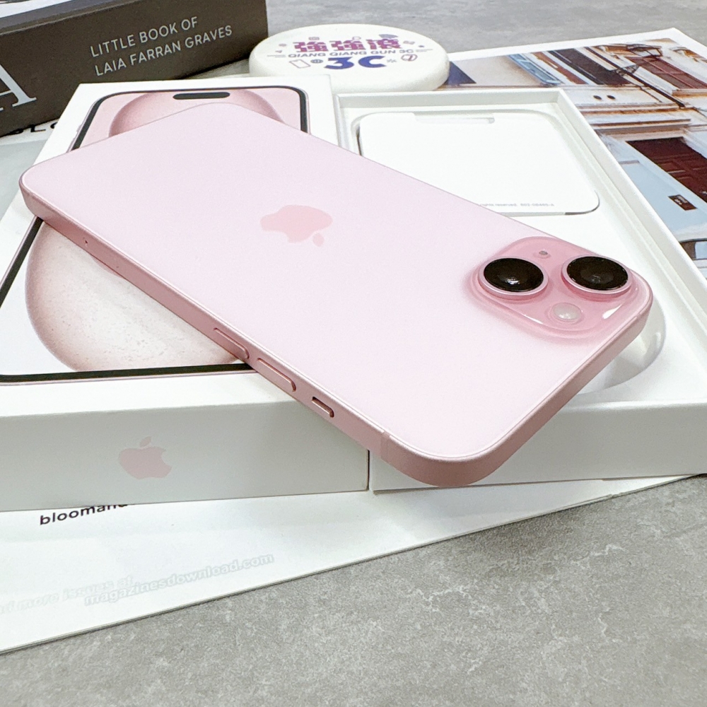 二手 iPhone 15Plus 512G 粉色 *79432（店保365天）