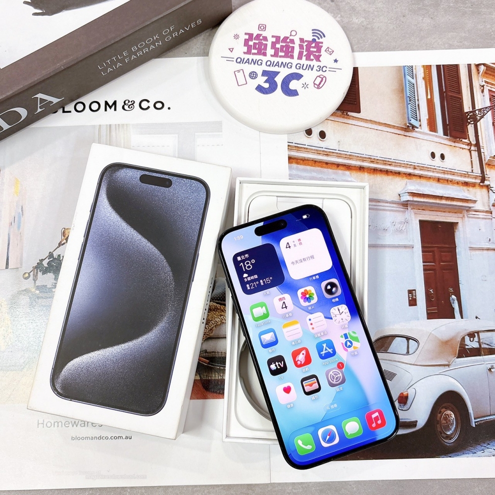 二手-iPhone15Pro 128G 藍色*83149（店家保固365天）
