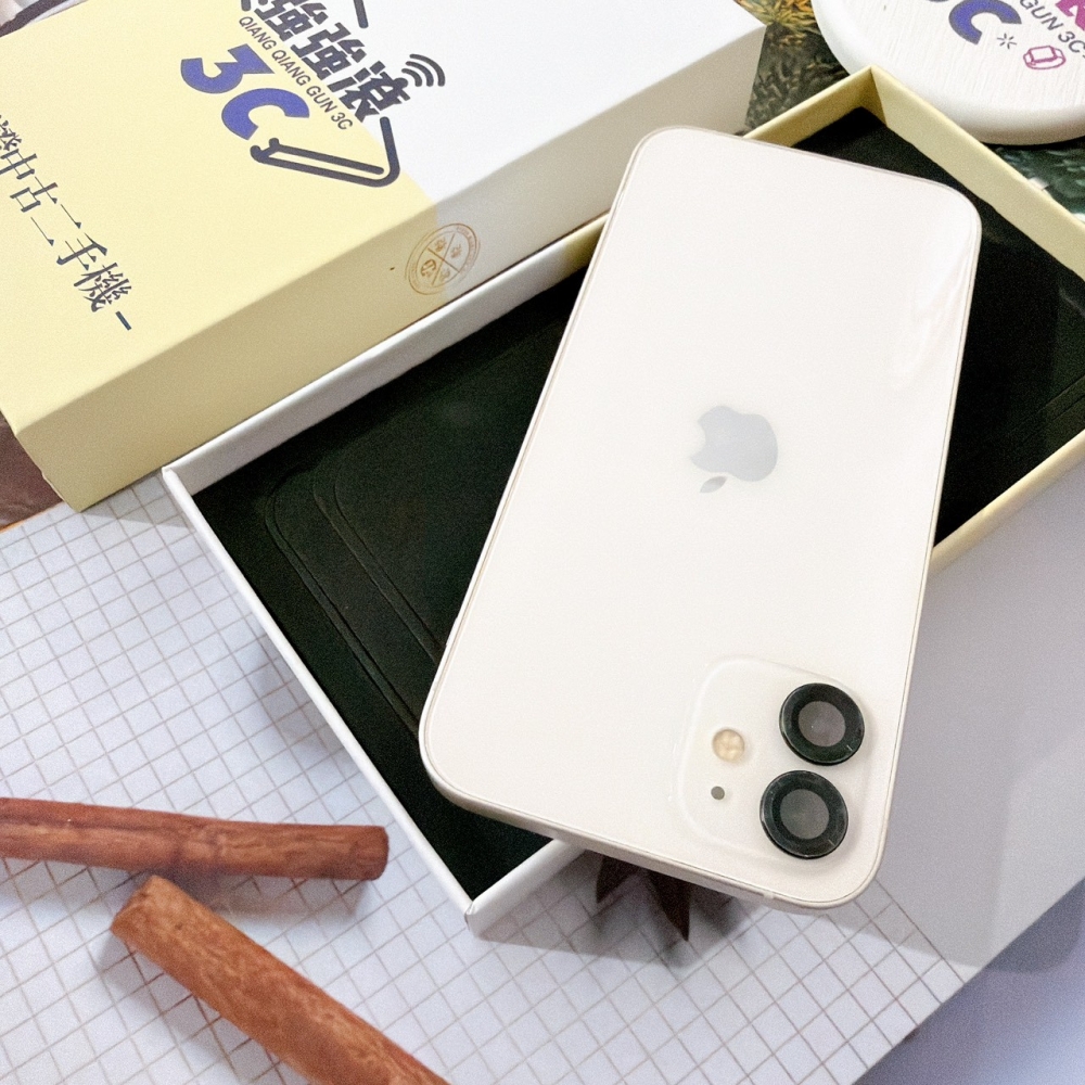 善化-二手 iPhone12 128G 白色#67993（店保90天）