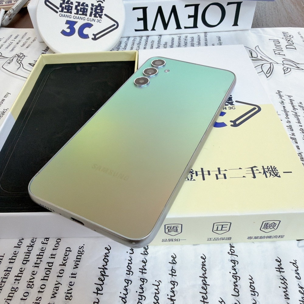 鹽行-二手 三星A34 6+128G 銀*44970（店保90天）