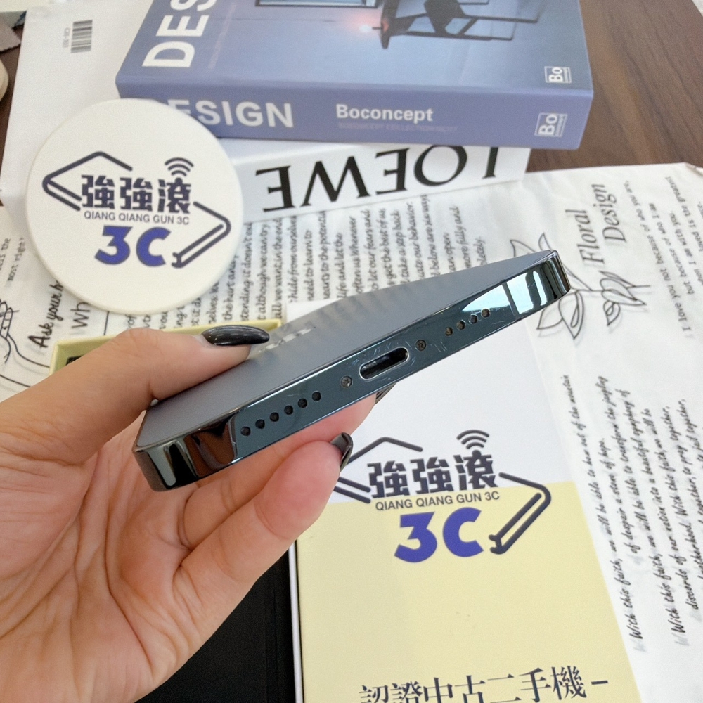 鹽行-二手 iPhone 12 Pro Max 256G 藍色*74111（店保90天）