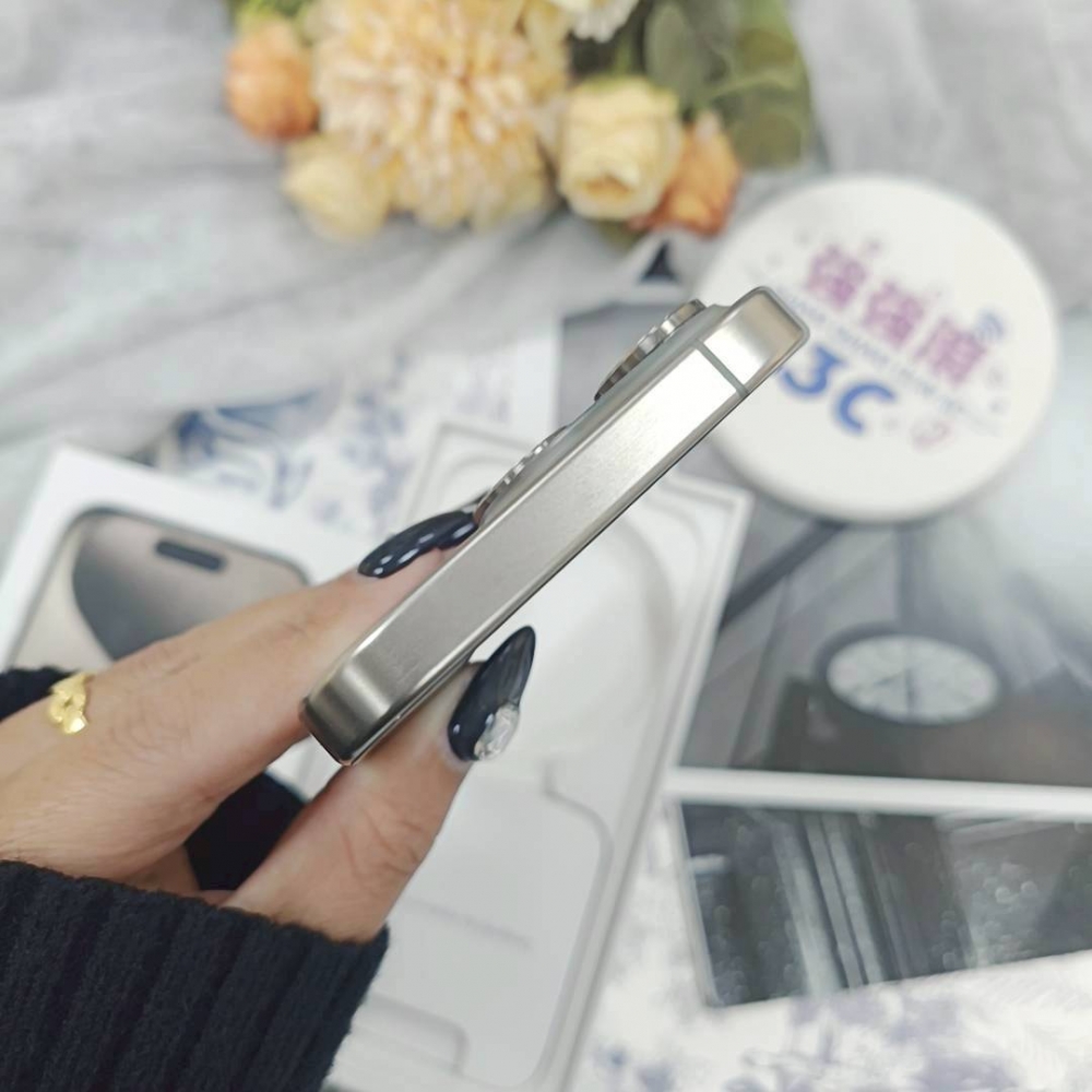 歸仁-二手iPhone15 Pro 256G 原鈦色＃33041（店家365天）