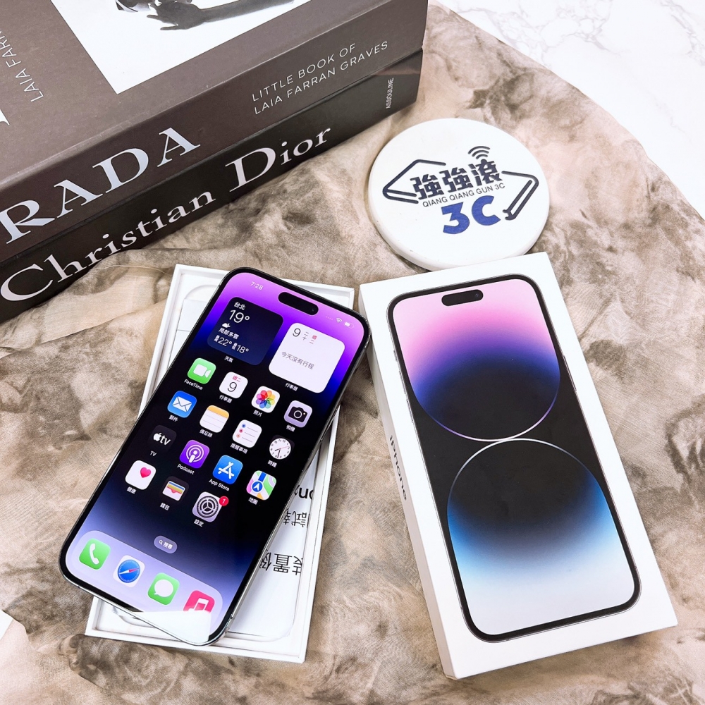 二手 iPhone14 Pro Max 128G 紫色 #24598(店家保固365天)