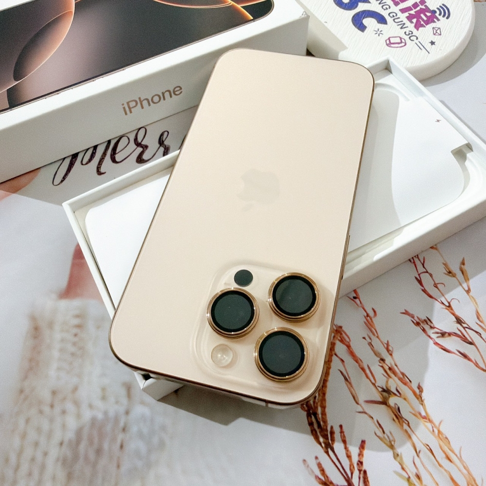 善化-二手 iPhone16 Pro 256G 金色#93922(原廠保固)