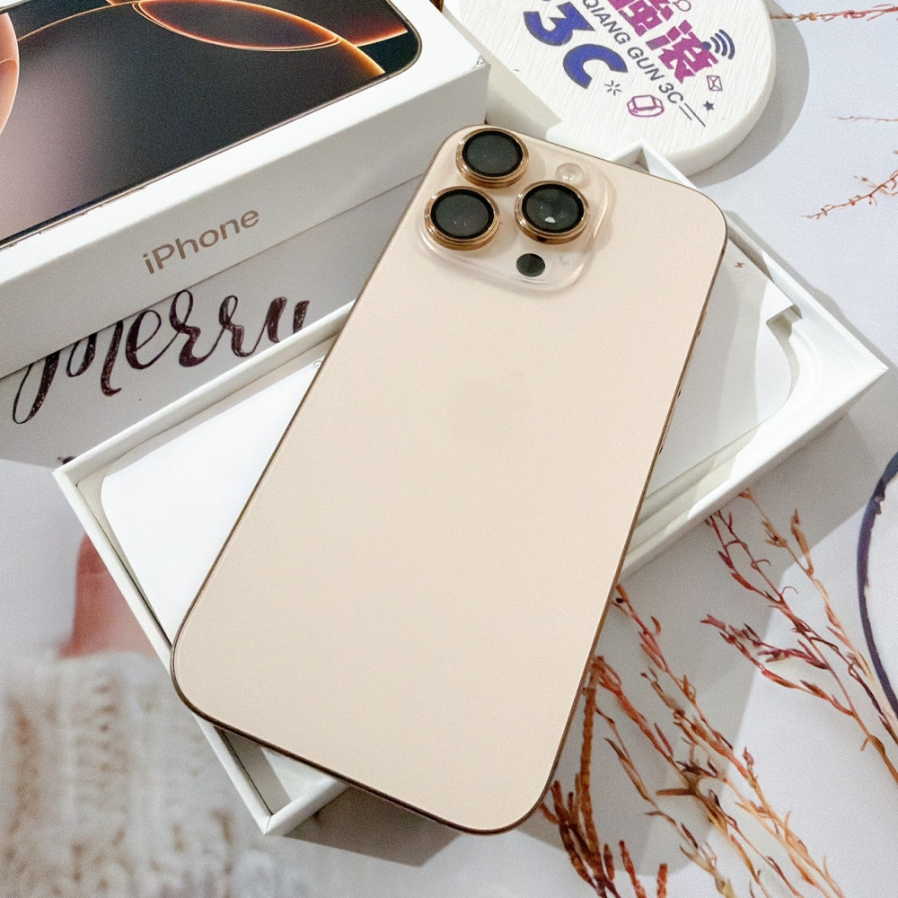 善化-二手 iPhone16 Pro 256G 金色#93922(原廠保固)