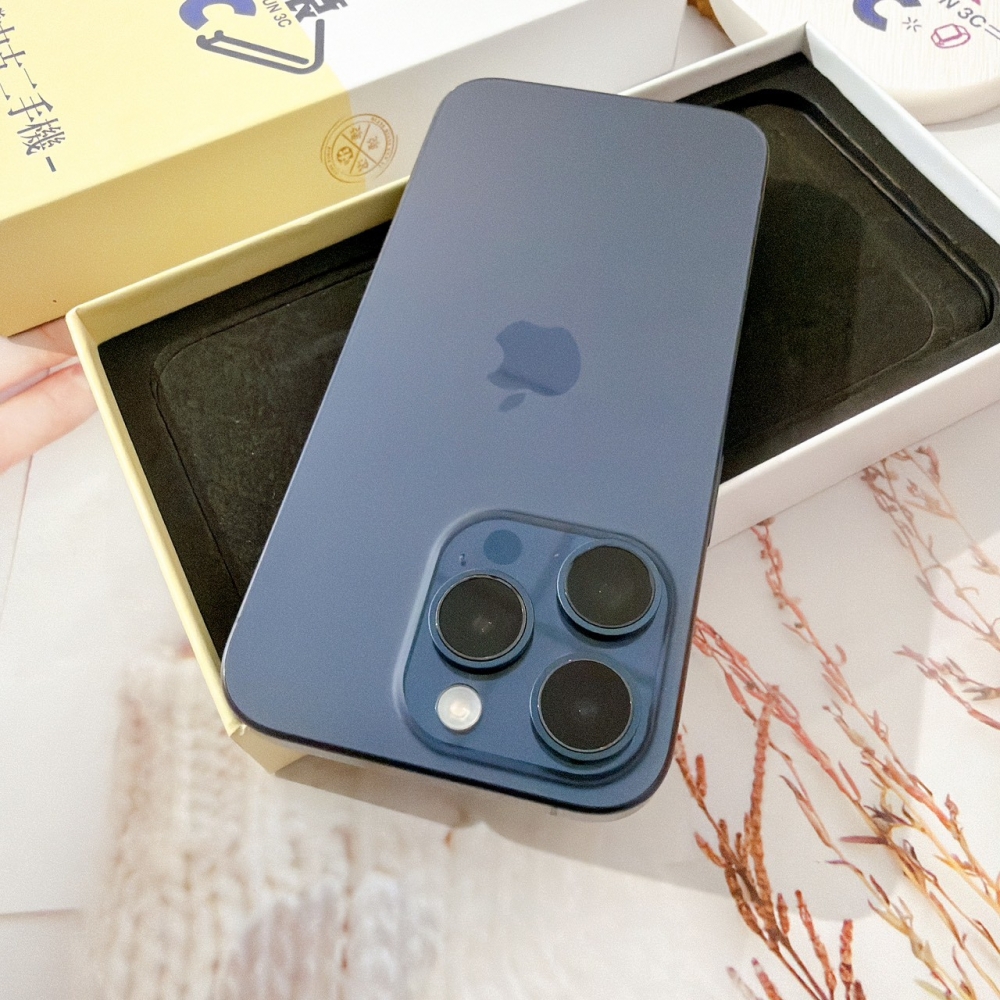 善化-二手 iPhone15 Pro 512G 藍色#28125(店保365天)