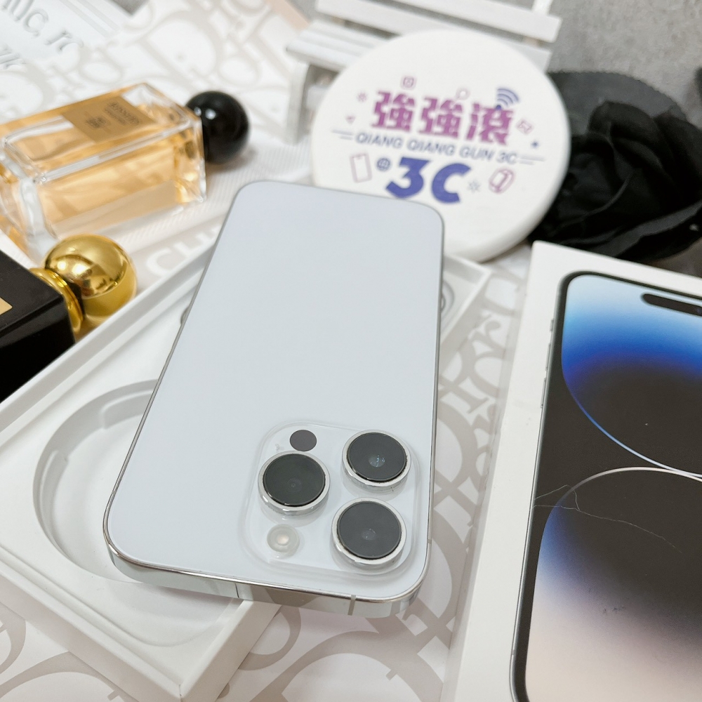 佳里-二手 iPhone14 PRO 256G 銀色 #15456(店家保固365天)