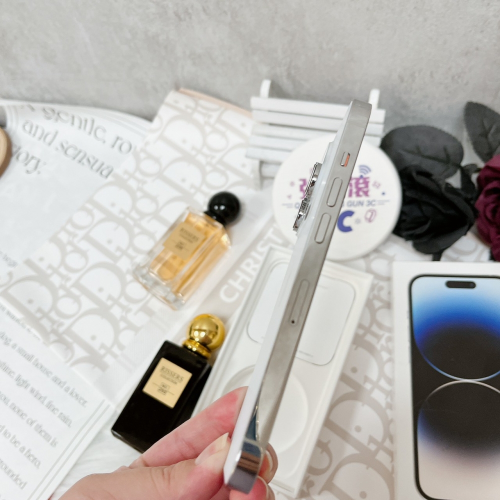 佳里-二手 iPhone14 PRO 256G 銀色 #15456(店家保固365天)
