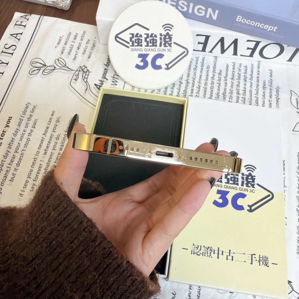 鹽行-二手 iPhone12 Pro Max 128G 金色#99276(店家保固90天)