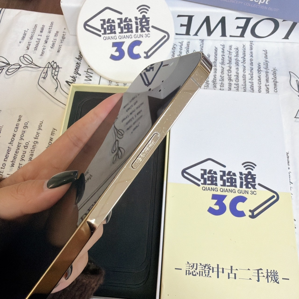 鹽行-二手 iPhone12 Pro Max 128G 金色#99276(店家保固90天)