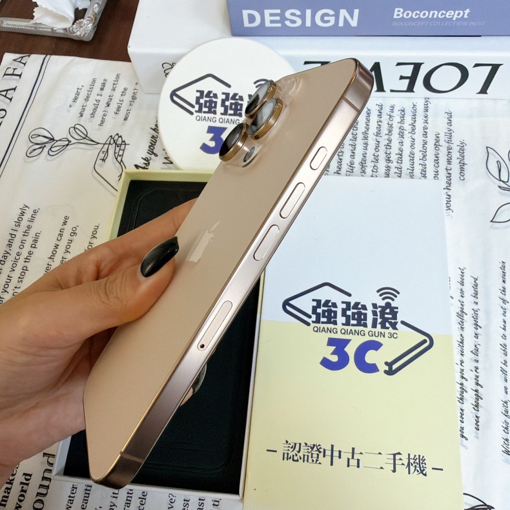 鹽行-二手 iPhone16 Pro 256G 金色#85007（店家保固365天）