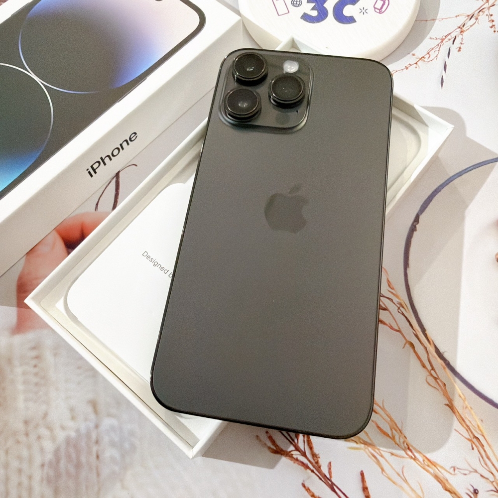 善化-二手 iPhone14 Pro Max 256G 黑色#05001(店家保固365天)