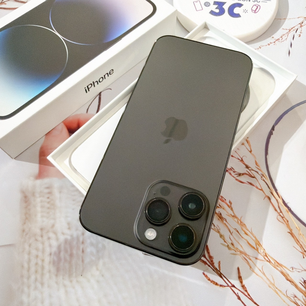 善化-二手 iPhone14 Pro Max 256G 黑色#05001(店家保固365天)