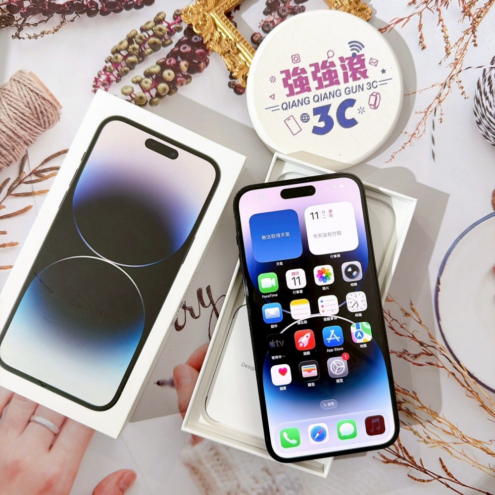 善化-二手 iPhone14 Pro Max 256G 黑色#05001(店家保固365天)