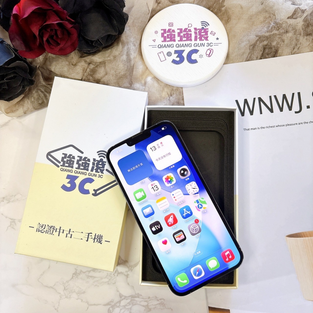 二手 iPhone 13 Pro Max 256G 藍色*84737(店保365天)