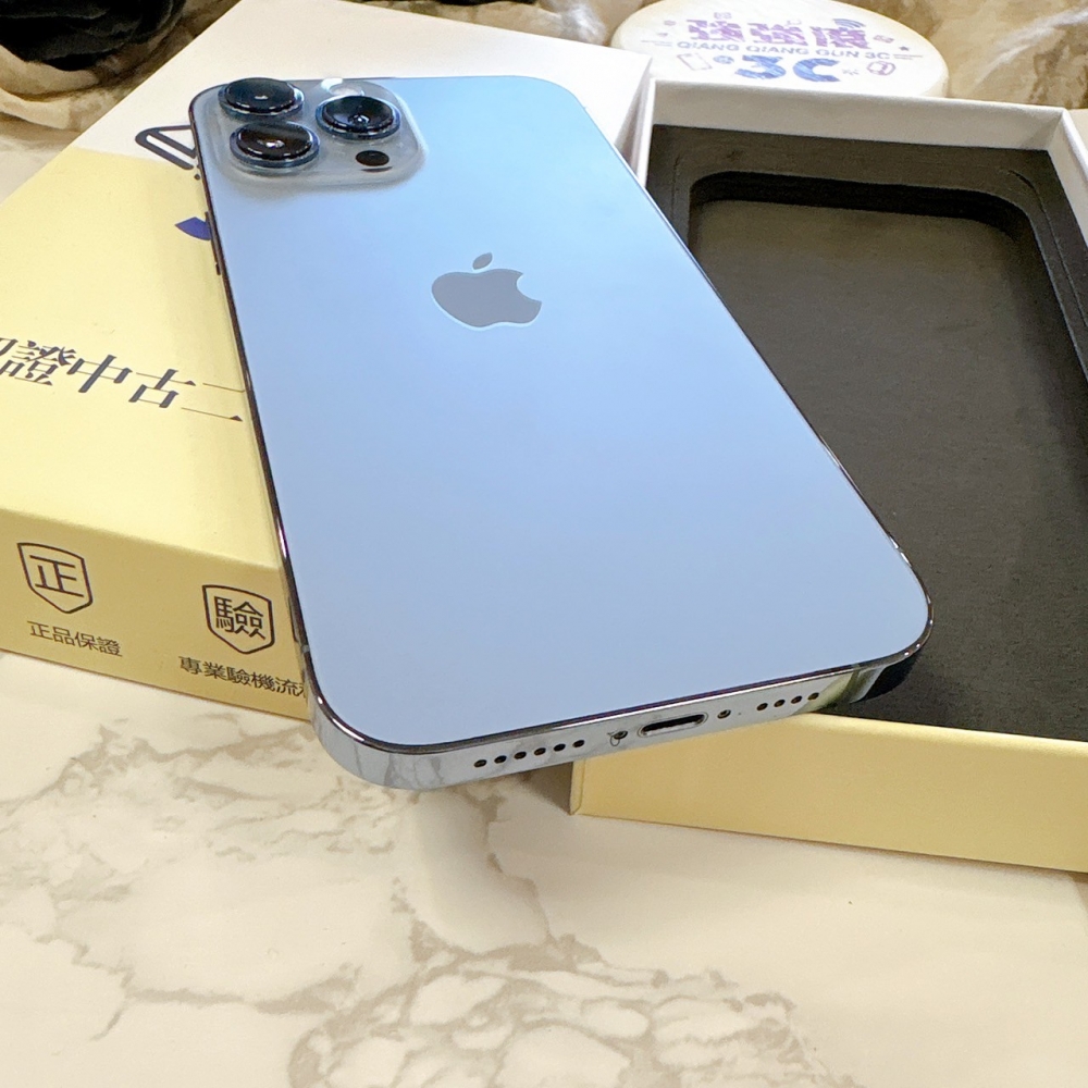 二手 iPhone 13 Pro Max 256G 藍色*84737(店保365天)