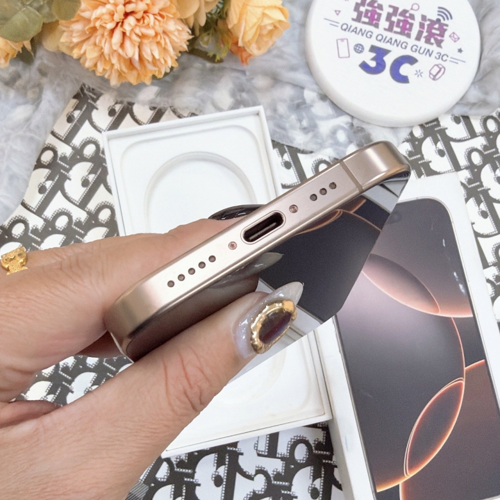 歸仁-二手iPhone16 Pro 256G 金色＃13425（店家365天）