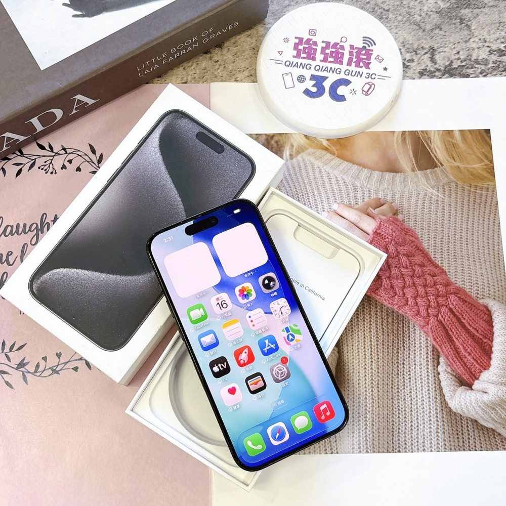 二手-iPhone15Pro 256G 黑色*20441(店家保固365天)