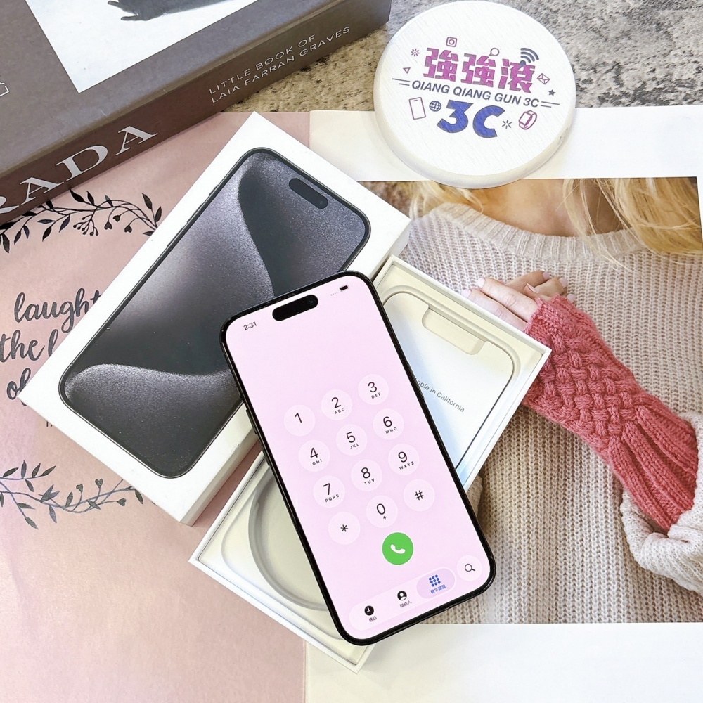 二手-iPhone15Pro 256G 黑色*20441(店家保固365天)