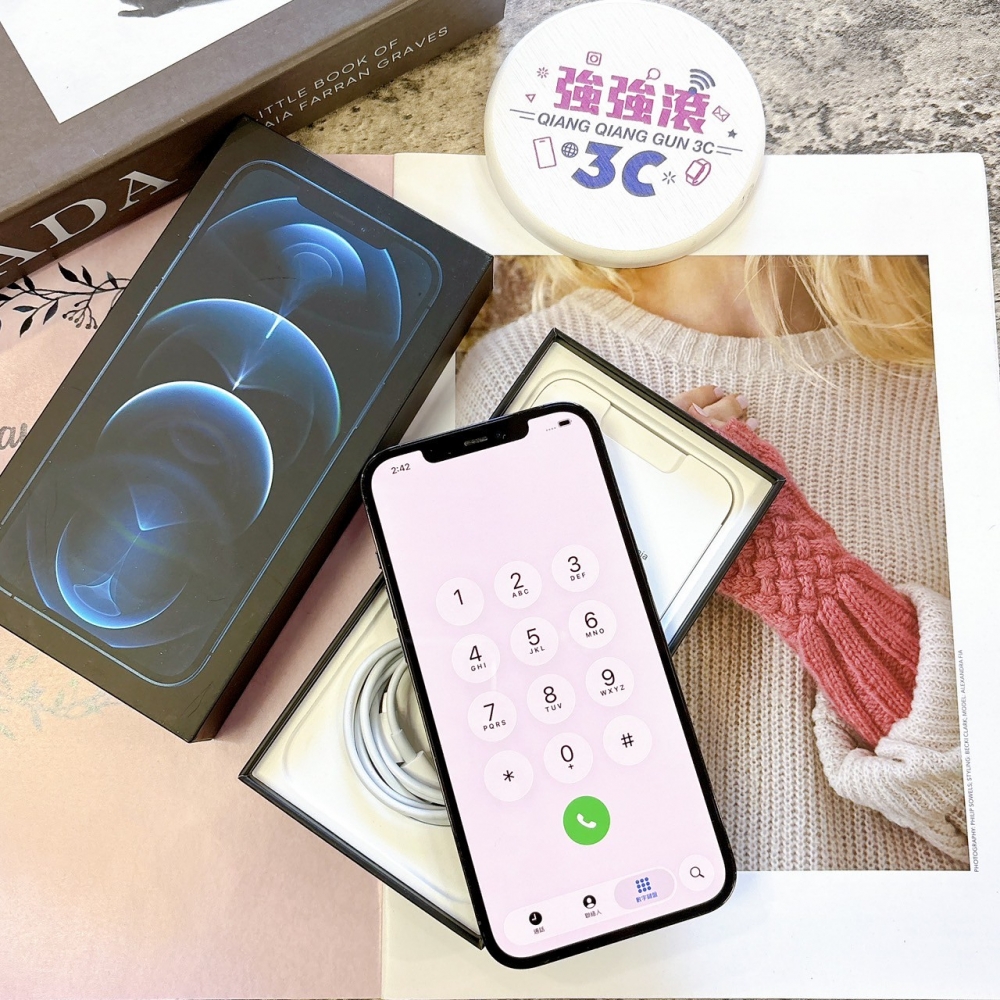 二手-iPhone12ProMax 256G 藍色*33484(店家保固90天)